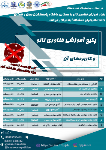 دوره آموزشی فناوری نانو و کاربردهای آن