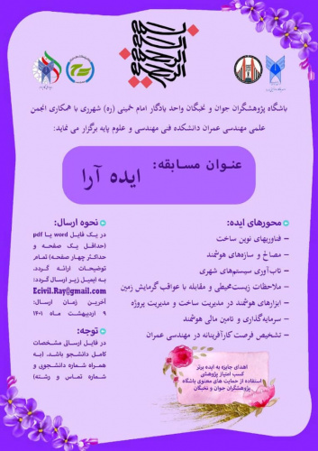 برگزاری مسابقه ایده آرا