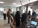 بازدید دکتر نجف پور از ستاد مرکزی امتحانات واحد الکترونیکی