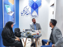 بازدید معاون فنی و معاون پژوهش واحد الکترونیکی از غرفه این واحد در نمایشگاه الکامپ