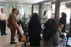 بازدید دکتر نجف پور از ستاد مرکزی امتحانات واحد الکترونیکی