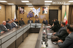 آیین تکریم و معارفه رئیس واحد الکترونیکی برگزار شد