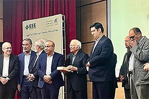 حضور رئیس واحد الکترونیکی دانشگاه آزاد اسلامی در مراسم نکوداشت پروفسور احمد خادم‌زاده